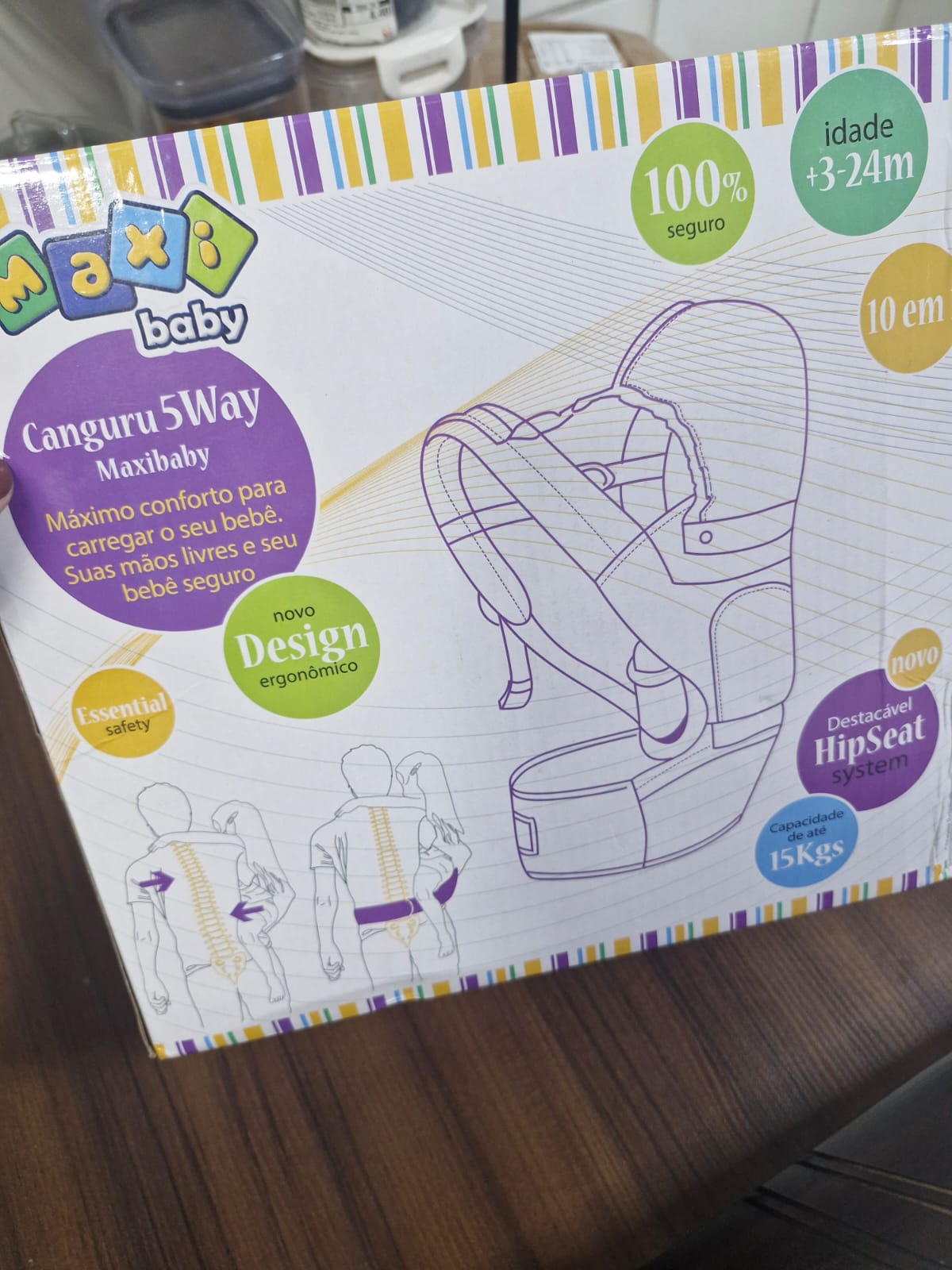 Ca gu u E go &ocirc;mico 5Way Hipsea  da Maxi Baby